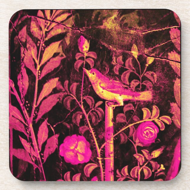 DESSOUS-DE-VERRE COLLECTION POMPEII / NUIT AVEC ROSES (Devant)