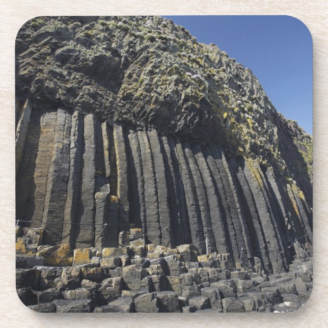 Dessous-de-verre Colonnes de basalte par la grotte de Fingal, Staff (Devant)