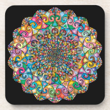 Coloré Mandala Art Beverage Coaster