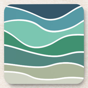 Dessous-de-verre Colorful ocean waves