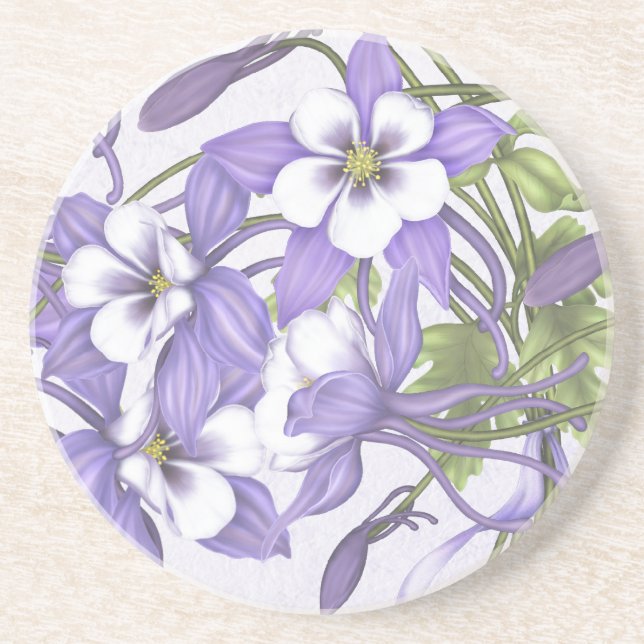 Dessous de verre Columbine Bouquet (Devant)