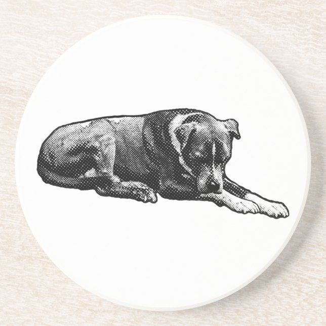 Dessous de verre Comic-Dot Paws (Devant)