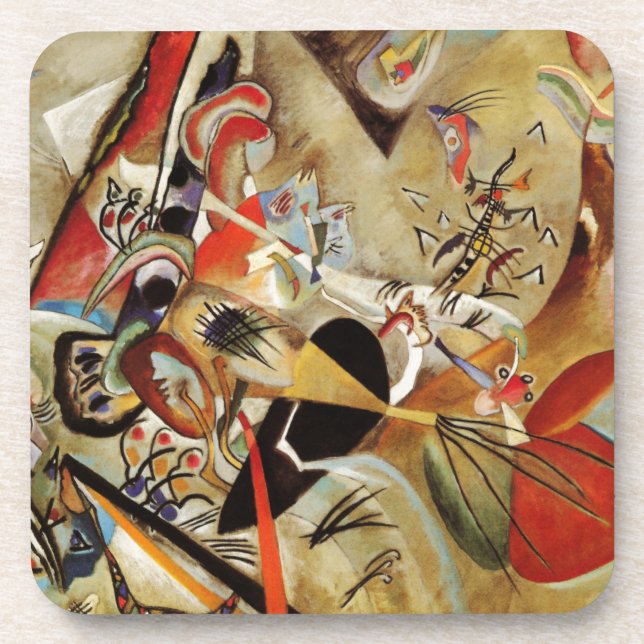 Dessous-de-verre Composition Abstraite de Kandinsky (Devant)