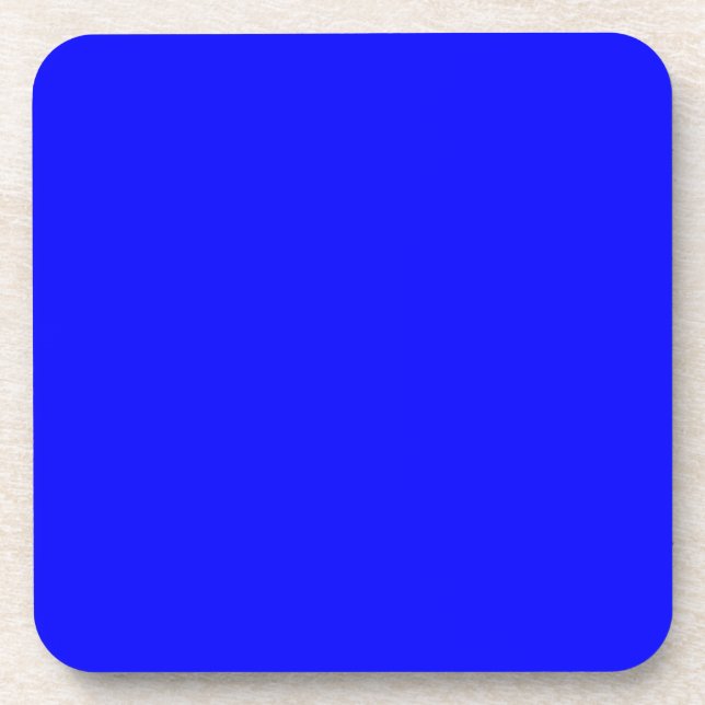 Dessous-de-verre Concepteur Customisé couleur bleue (Devant)
