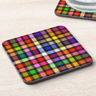 Dessous-de-verre Conception de carreaux tartan à carreaux en twill 