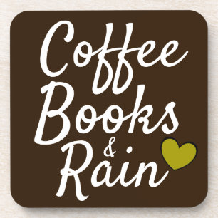 Dessous-de-verre Conception de devis Cool pour les livres de café e