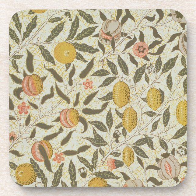 Dessous-de-verre Conception de papier peint de fruit ou de grenade (Devant)