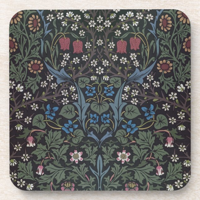 Dessous-de-verre Conception de papier peint de "prunellier", 1892 (Devant)