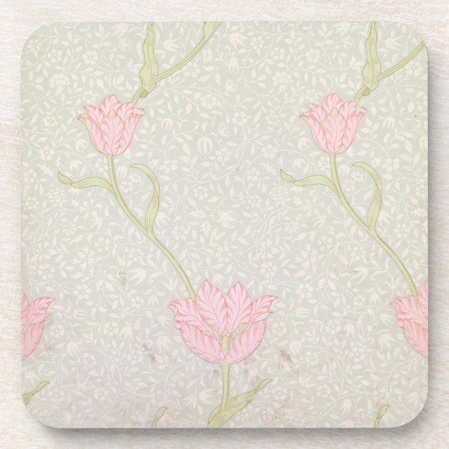 Dessous-de-verre Conception de papier peint "de tulipe de jardin", (Devant)