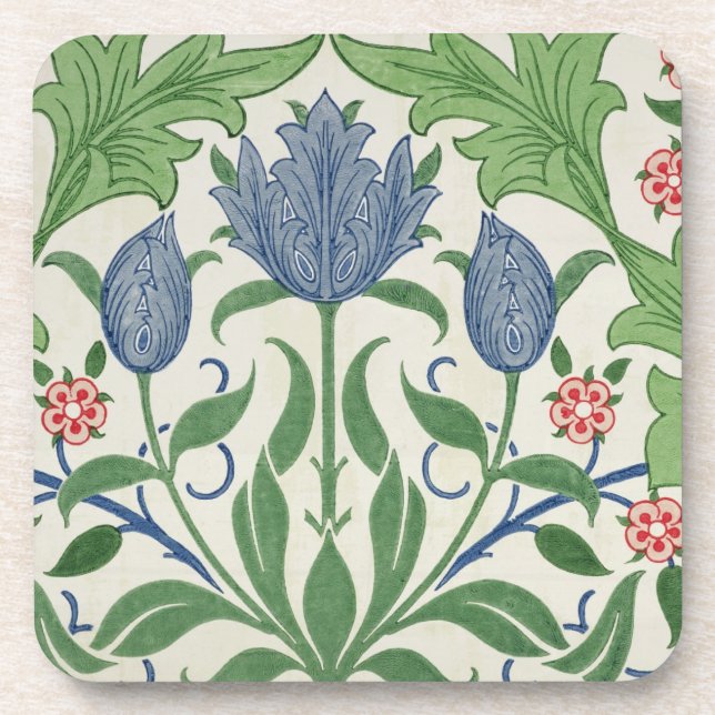 Dessous-de-verre Conception de papier peint floral (Devant)