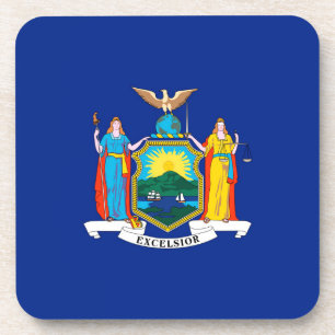 Dessous-de-verre Conception du drapeau de l'État de New York