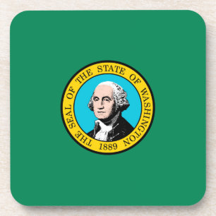 Dessous-de-verre Conception du drapeau de l'État de Washington