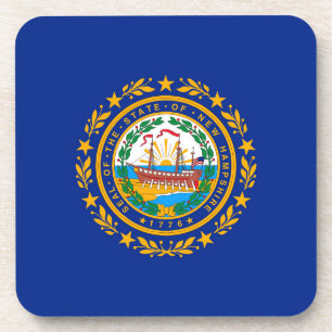 Dessous-de-verre Conception du drapeau d'état du New Hampshire