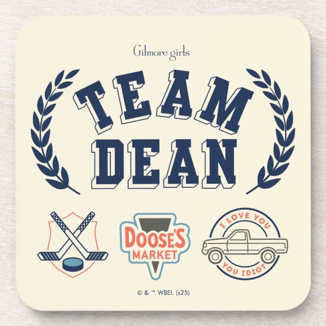 Dessous-de-verre Conception Team Dean Gilmore Girls (Devant)