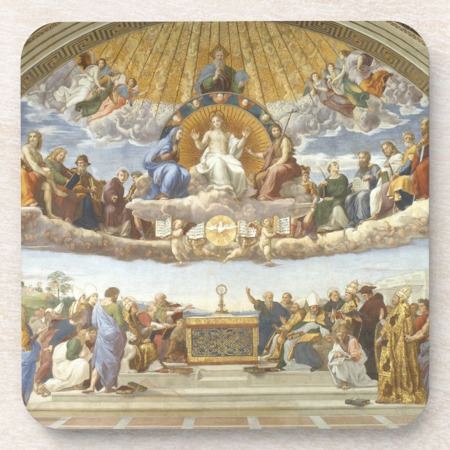 Dessous-de-verre Conflit du Saint Sacrement, Raphael Sanzio (Devant)
