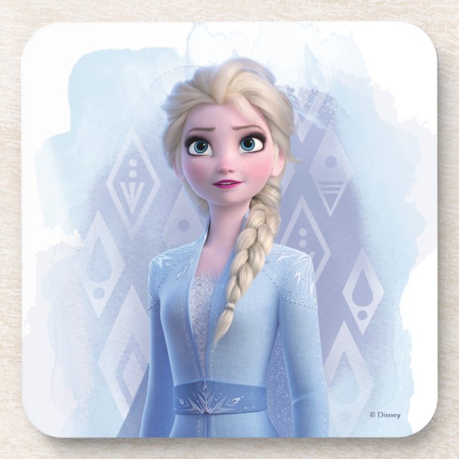 Dessous-de-verre Congelé 2 : Elsa | Faites face à votre peur (Devant)