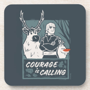 Dessous-de-verre Congelé 2 : Sven, Kristoff, & Olaf   Courage