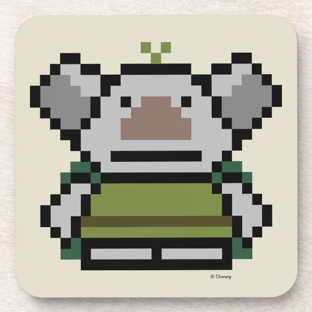 Dessous-de-verre Congelé | Troll 8 bits (Devant)