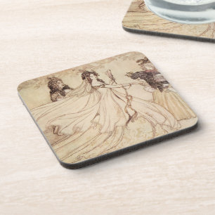 Dessous-de-verre Contes de fées vintages, Cendrillon par Arthur Rac