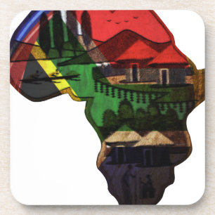 Dessous-de-verre continent africain