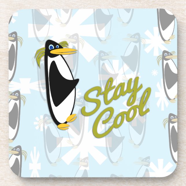 Dessous-de-verre Cool Penguin Pal (Devant)