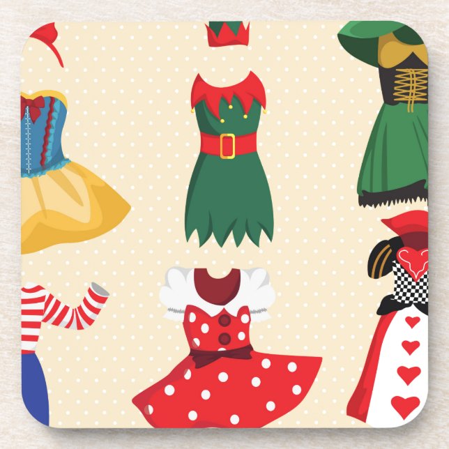 Dessous-de-verre costumes d'halloween (Devant)