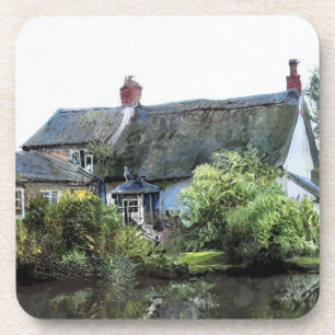 DESSOUS-DE-VERRE COTTAGE DE LA VIEILLE ANGLETERRE