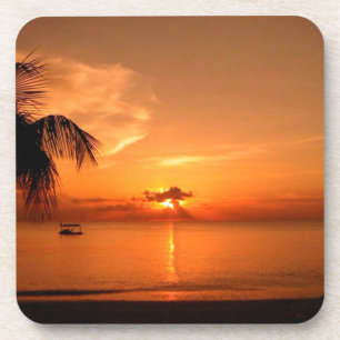 Dessous-de-verre coucher de soleil