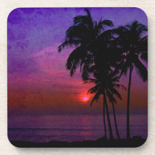 Dessous-de-verre Coucher de soleil de PixDezines