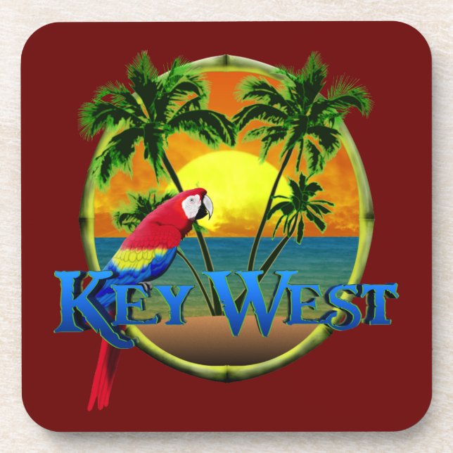 Dessous-de-verre Coucher du soleil de Key West (Devant)
