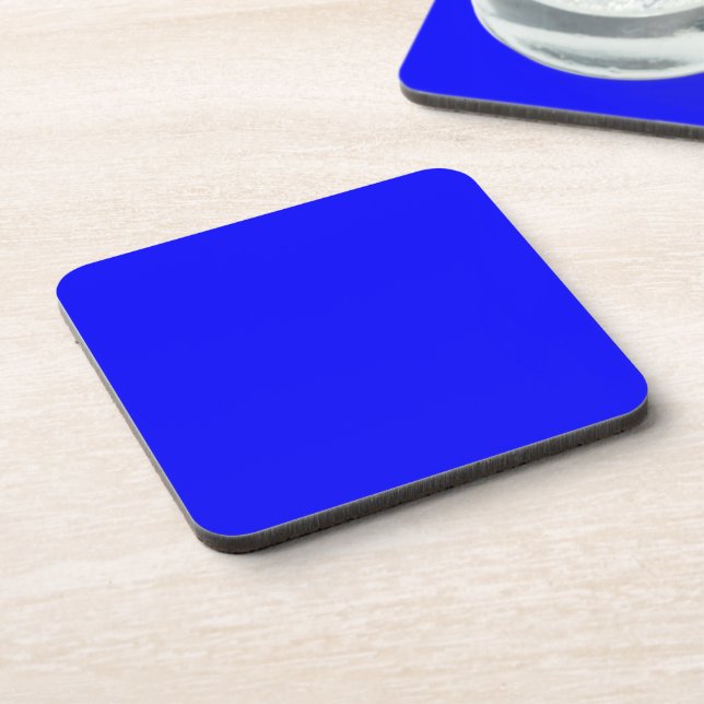 Dessous-de-verre Couleur bleue royale solide (Côté gauche)