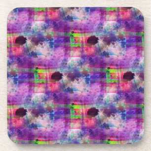Dessous-de-verre Couleur d'eau verte et violette