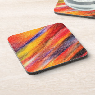Dessous de verre Couleurs Abstraites coucher de so
