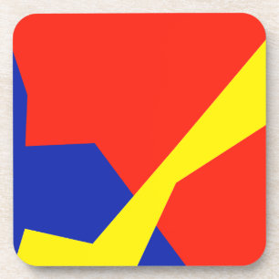 Dessous-de-verre Couleurs du drapeau bleu rouge blanc