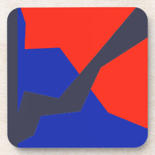 Dessous-de-verre Couleurs du drapeau bleu rouge blanc