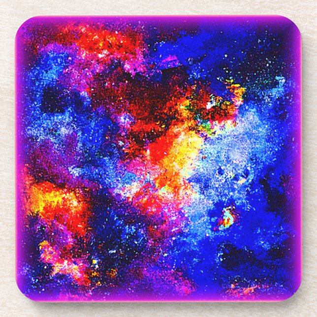 Dessous-de-verre Couleurs étonnantes de l'univers. Commandez dès ma (Devant)