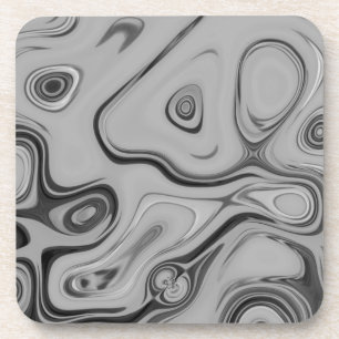 Dessous-de-verre Couleurs gris et noir neutres