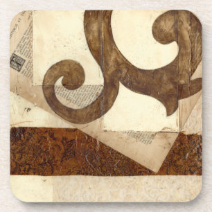 Dessous-de-verre Coupure de journal vintage