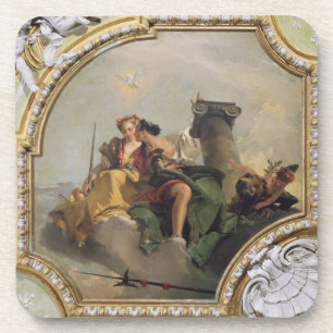 Dessous-de-verre Courage et justice, du 'Sala Capitolare