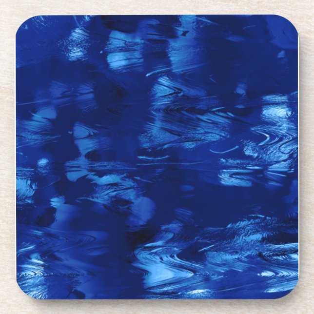 Dessous-de-verre Courants dans une rivière bleu azy (Devant)
