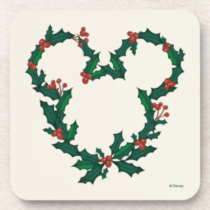 Dessous-de-verre Couronne de Noël de Mickey Mouse