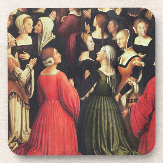 Dessous-de-verre Couronnement de la Vierge, 1513 (huile sur (Devant)