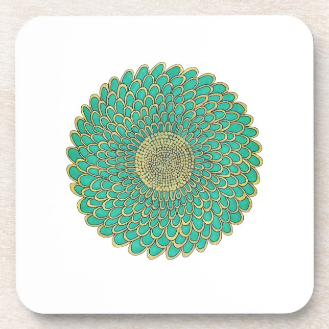 Dessous-de-verre Coussin Mandala (Devant)