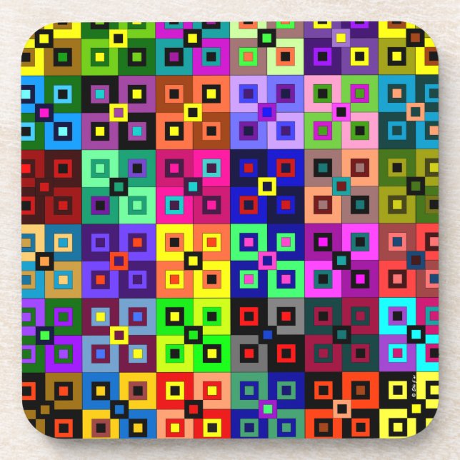 Dessous de verre Crazy Quilt (Devant)