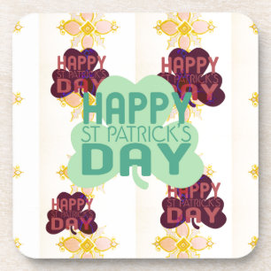 Dessous-de-verre Créez votre propre belle Saint Patrick Joyeux