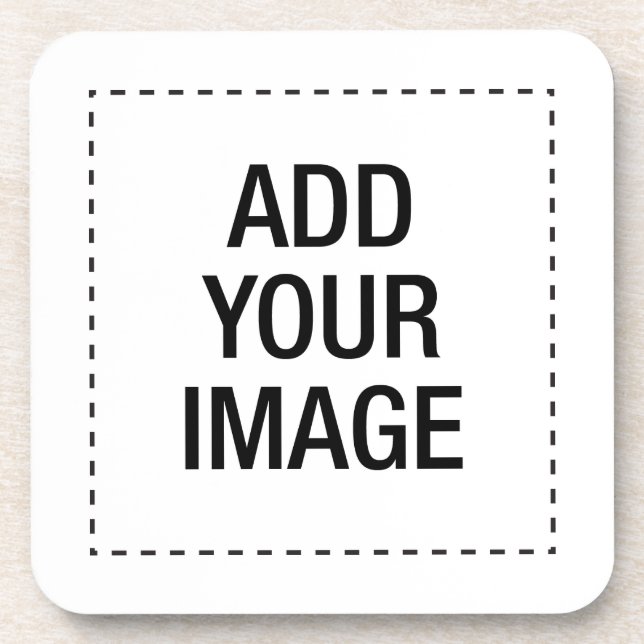 Dessous-de-verre Créez votre propre customizeable fait sur commande (Devant)