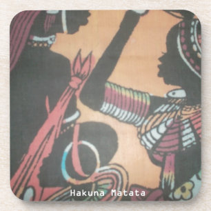 Dessous-de-verre Créez votre propre MASAI Hakuna Matata