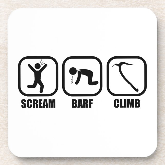 Dessous-de-verre Cri Barf Climb (Devant)