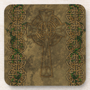 Dessous-de-verre Croix celtique et noeuds celtiques Dessous de verr