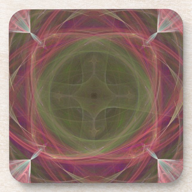 Dessous-de-verre Croix géométrique (Devant)